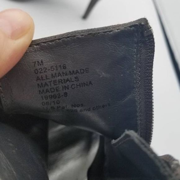 City Streets Womens Ankle Boots Booties Gray Open Toe Zip Slim Heels Studded 7 M - Picture 3 of 8